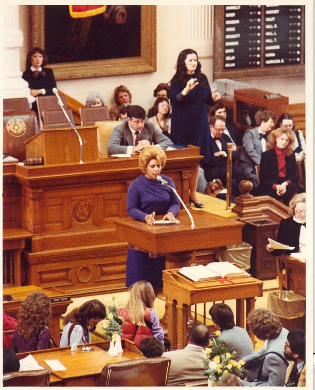 State Representative Senfronia Thompson